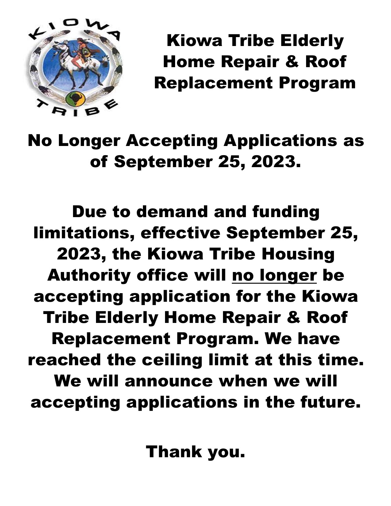 Kiowa Housing Authority Kiowa Tribe